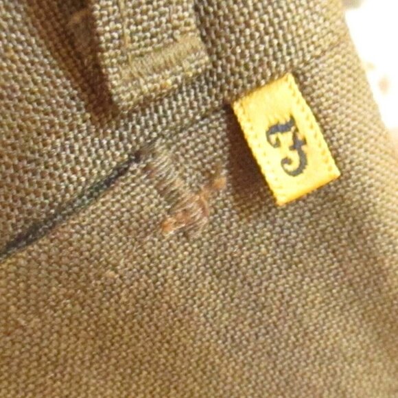 Vintage 1970's Boys 12 24x26 Slim Fit Trousers Brown Slinky Rayon Blend Mod USA - Picture 9 of 9